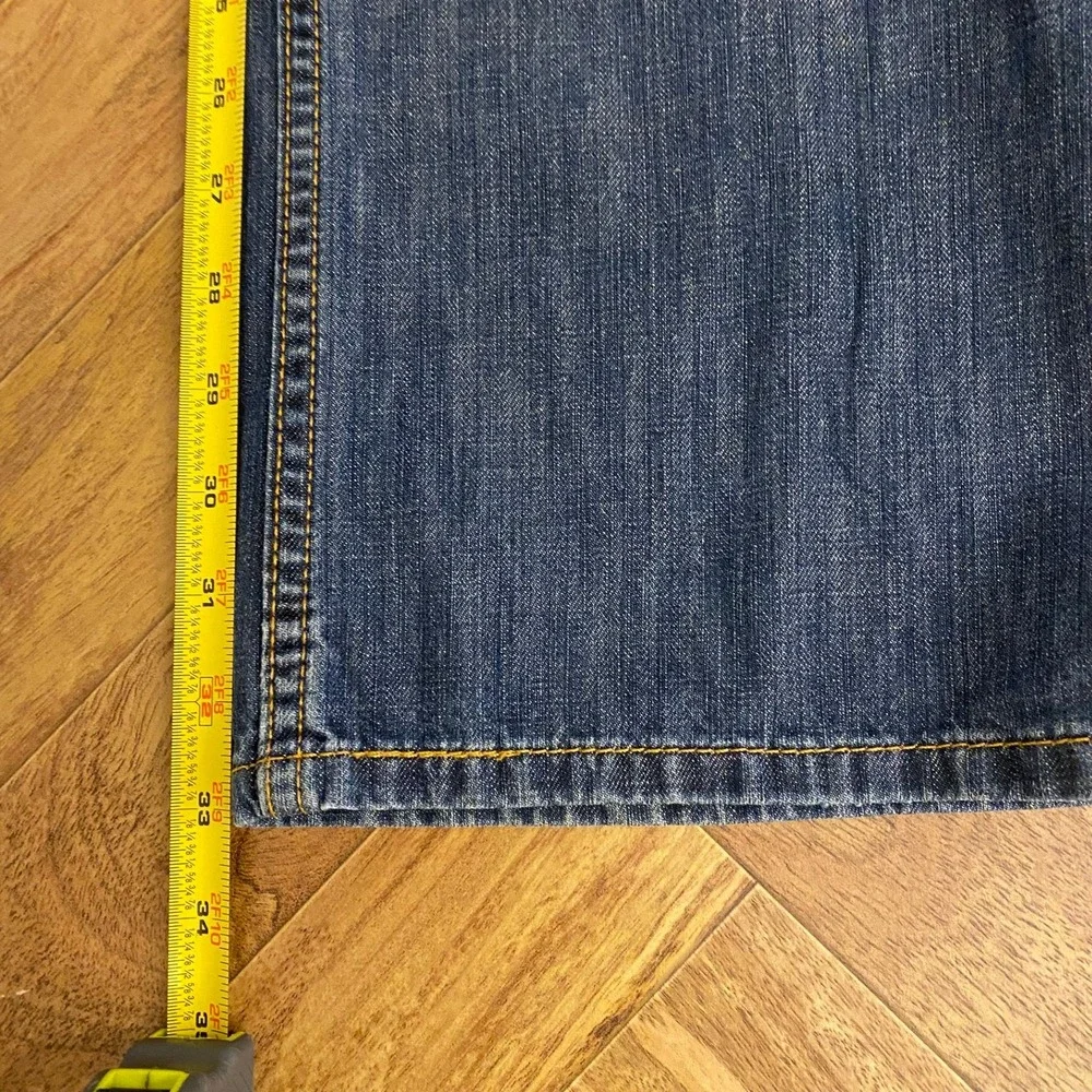 Levis 527 Slim Bootcut Jeans Mens 34x34 Medium Wash Blue Denim Pants 0841‎